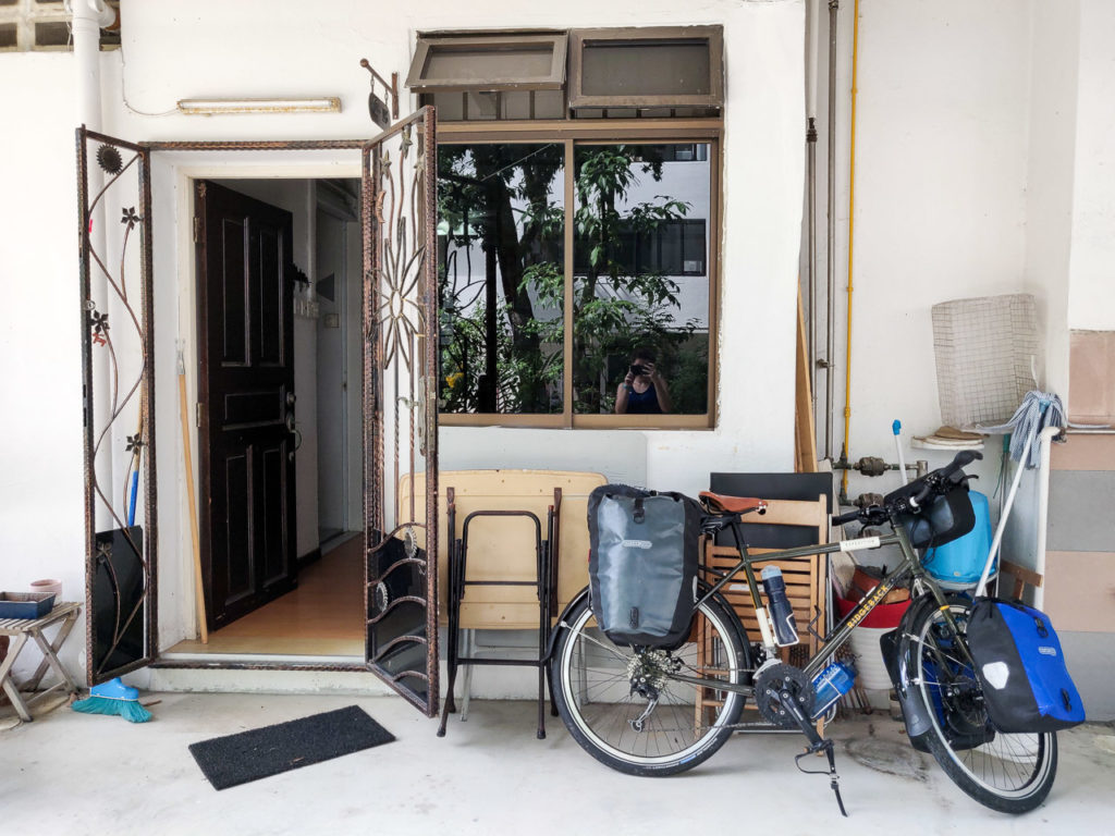 Johanna's bike at Moh Guan Terrace, Tiong Bahru