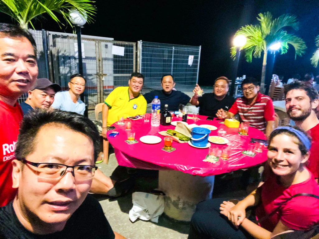 Dinner with PCC Pontian Cycling Club at Hai Zu Seafood, Pontian