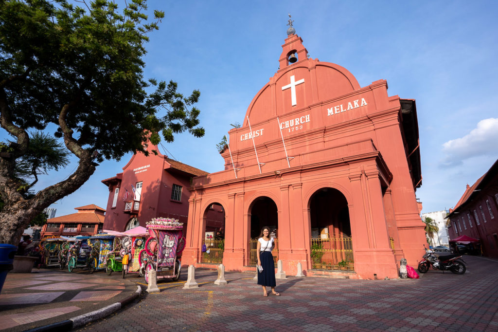 Johanna at Christ Church, Malacca