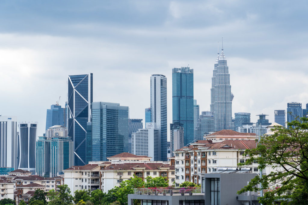 Petronas Towers seen from Setiawangsa