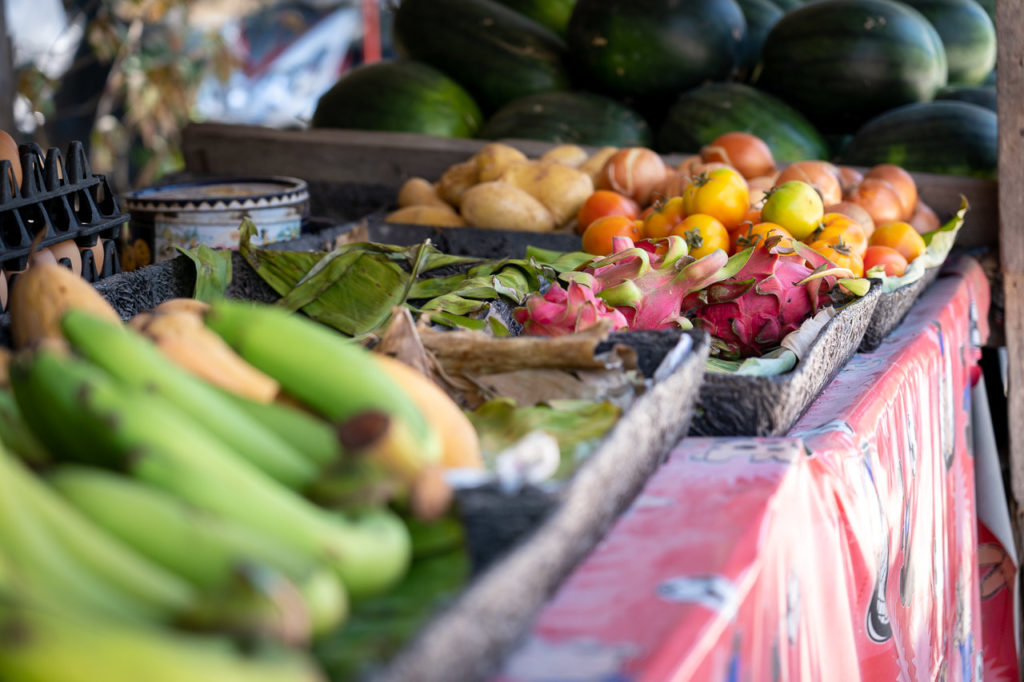 Fruit market at Huai Yang