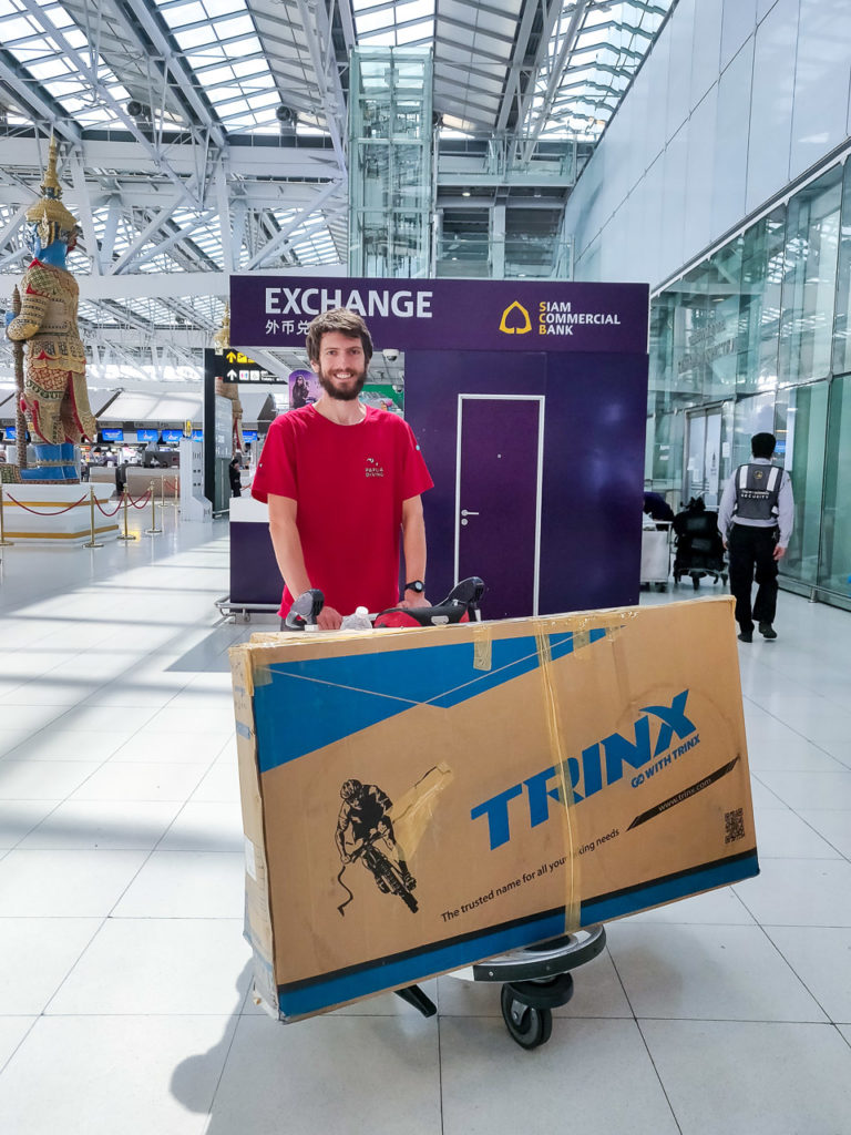 Armand at Suvarnabhumi Airport, Bangkok