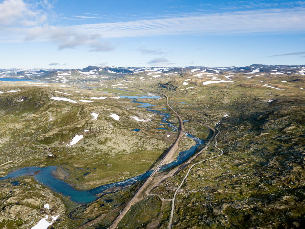 Bergensbanen on Hardangervidda & Finse