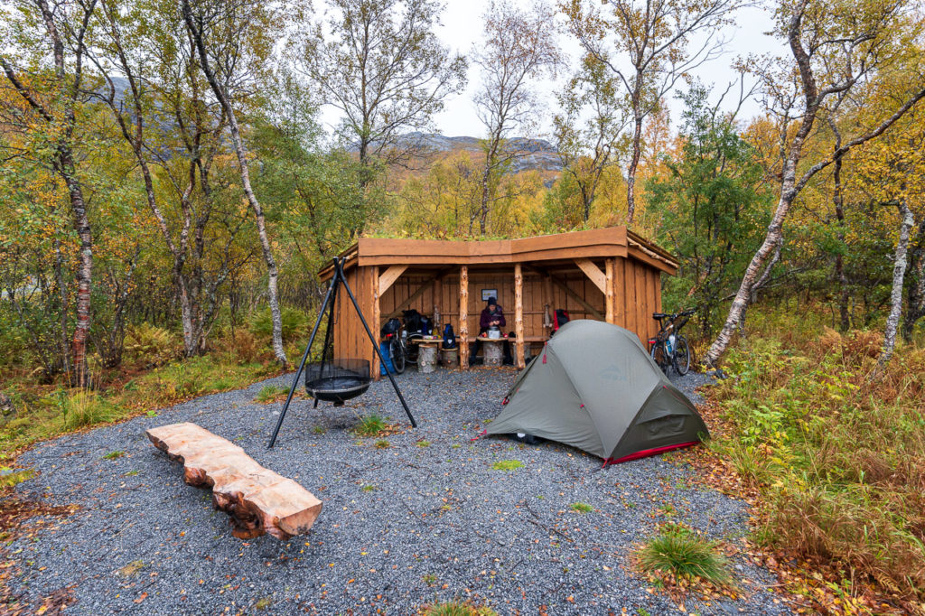 Wild camping at Bjørndalskleiva, Nygårdsjøen