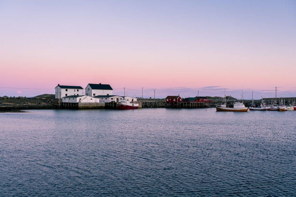 Sunset over Hamnøy